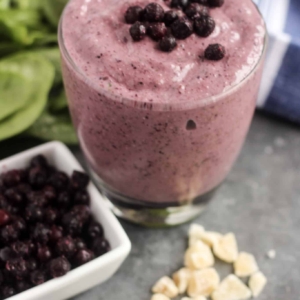 Wild Blueberry Ginger Peach Smoothie