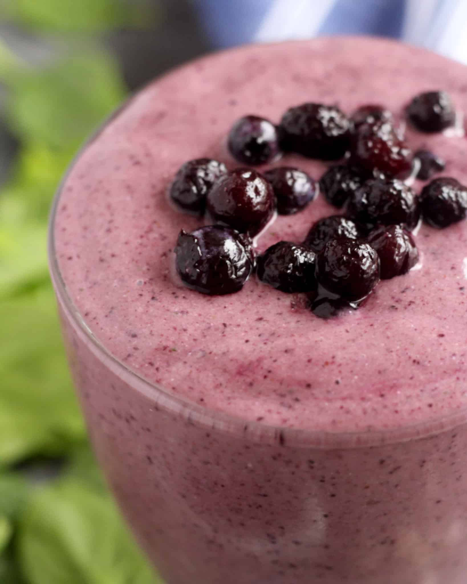 Wild Blueberry Ginger Peach Smoothie