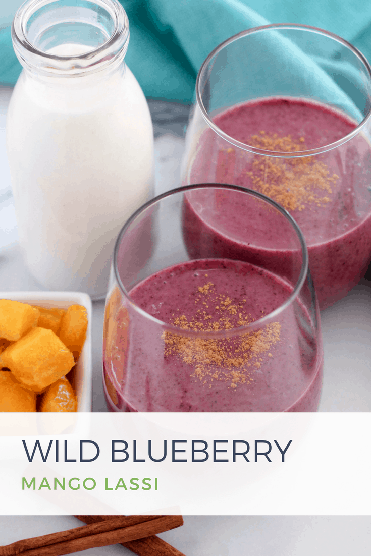 Wild Blueberry Mango Lassi