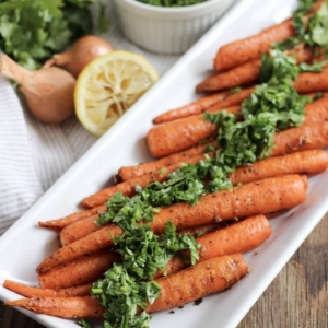 Roasted Carrots with Zesty Gremolata