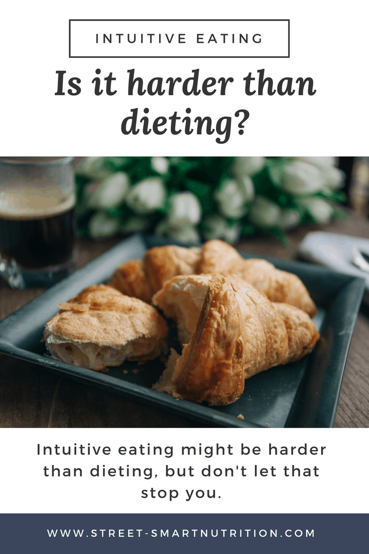 Is Intuitive Eating Harder than Dieting?