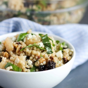 Couscous with Pears and Gorgonzola