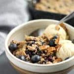 Blueberry Crumble with Hemp Hearts