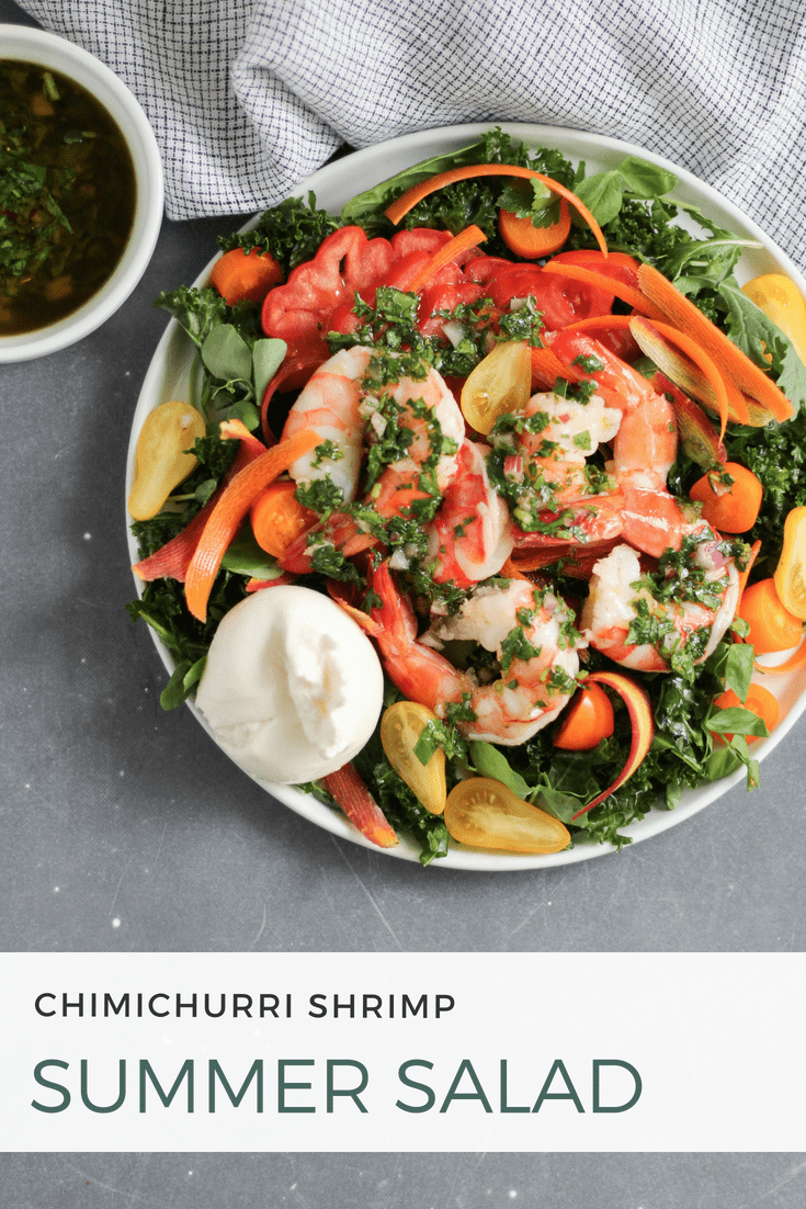 Chimichurri Shrimp Summer Salad