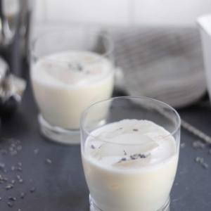 Lavender Infused Milk & Honey Cocktail