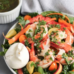 Chimichurri Shrimp Summer Salad