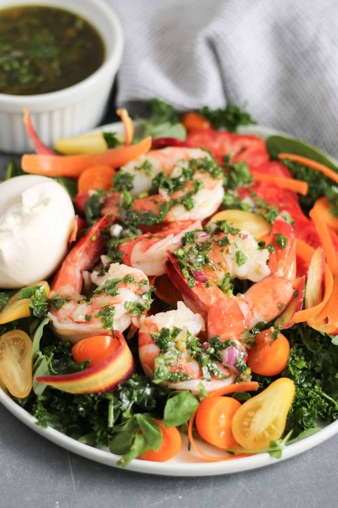 Chimichurri Shrimp Summer Salad