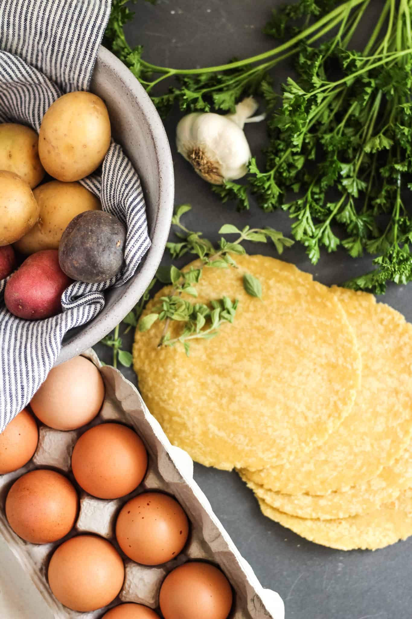 These simple Chimichurri Potato Breakfast Tacos can be prepped ahead of time and assembled when you're ready to eat. Potatoes deliver great taste and nutrition to fuel your day