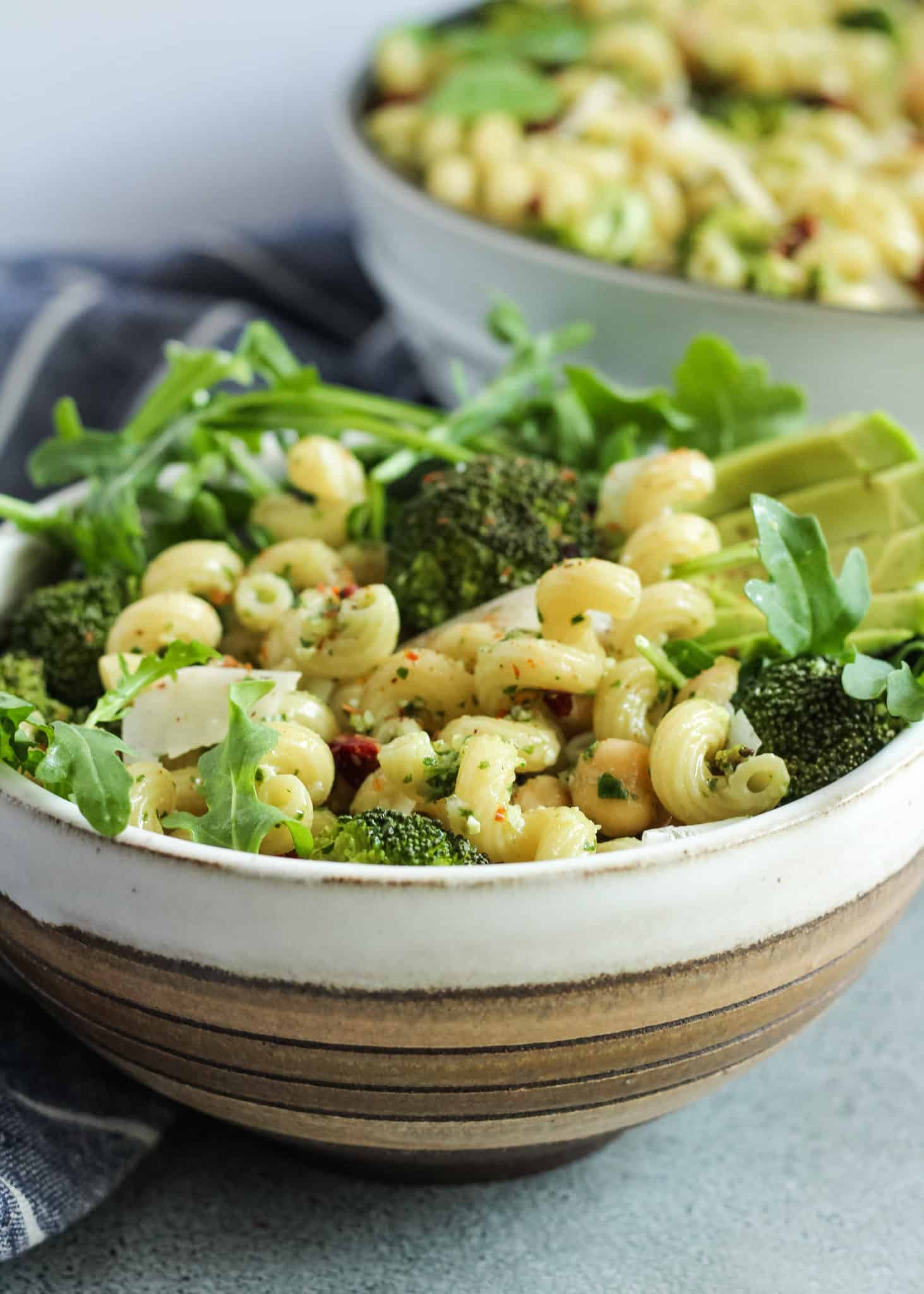 Easy Pesto Pasta Salad with Sun Dried Tomatoes from Street Smart Nutrition