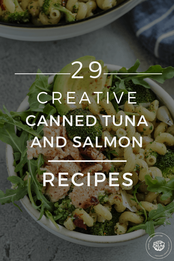 Discover some of the most creative and delicious recipes featuring canned tuna and salmon in this recipe roundup from Street Smart Nutrition and Seafood Nutrition Partnership