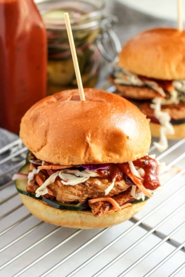 Gochujang Pork Sandwiches - Street Smart Nutrition