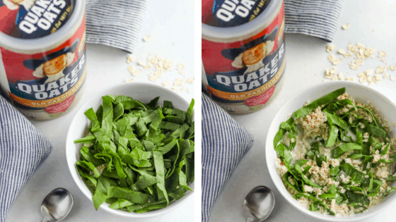 How to make Savory Pesto Oatmeal Bowl