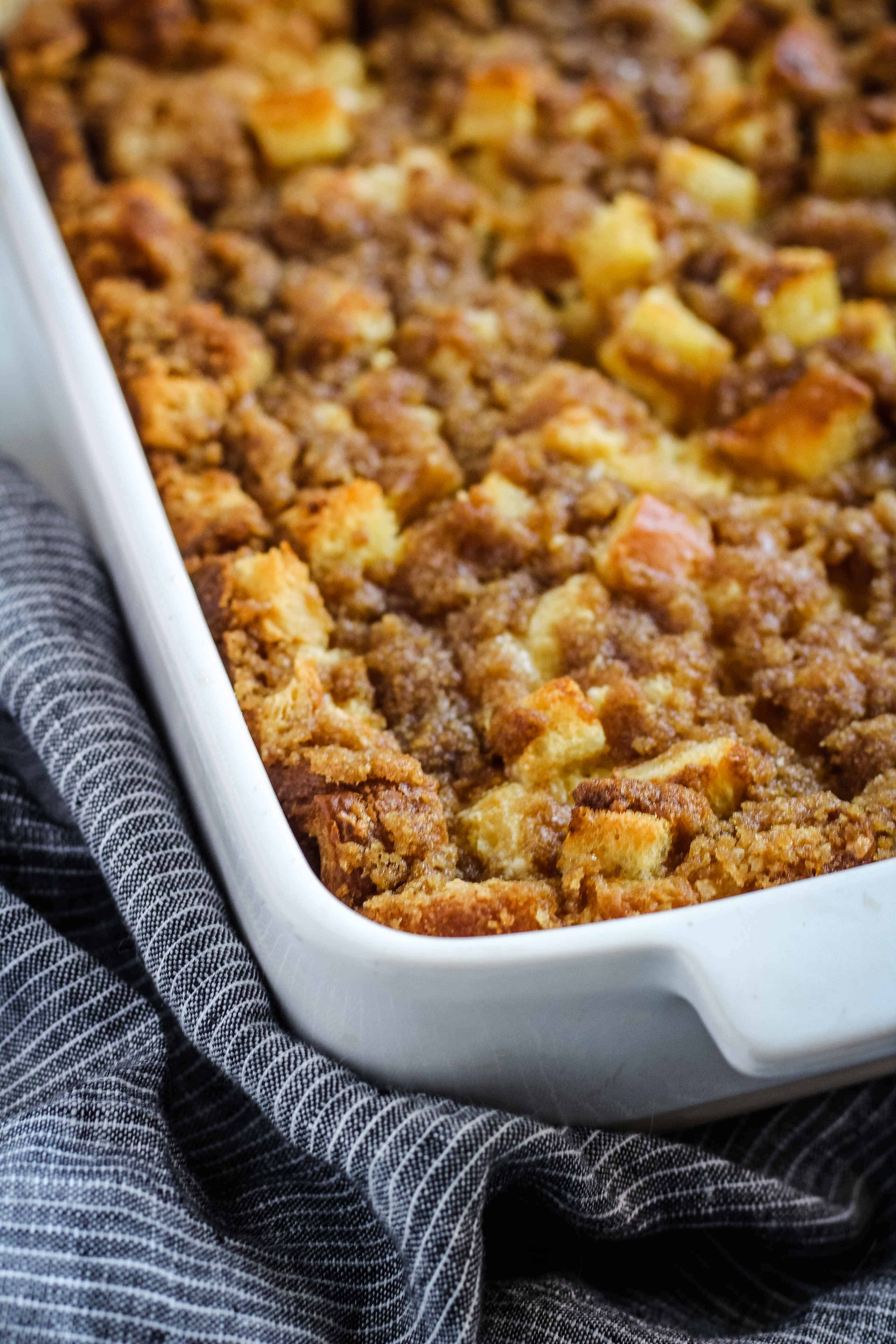 Serve a crowd or enjoy this Cinnamon French Toast Casserole all week long. It's easy to prep and perfect for holiday breakfasts, weekend brunch, or anytime you want to make breakfast feel like a special occasion! 