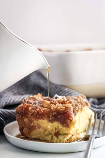 Serve a crowd or enjoy this Cinnamon French Toast Casserole all week long. It's easy to prep and perfect for holiday breakfasts, weekend brunch, or anytime you want to make breakfast feel like a special occasion! 