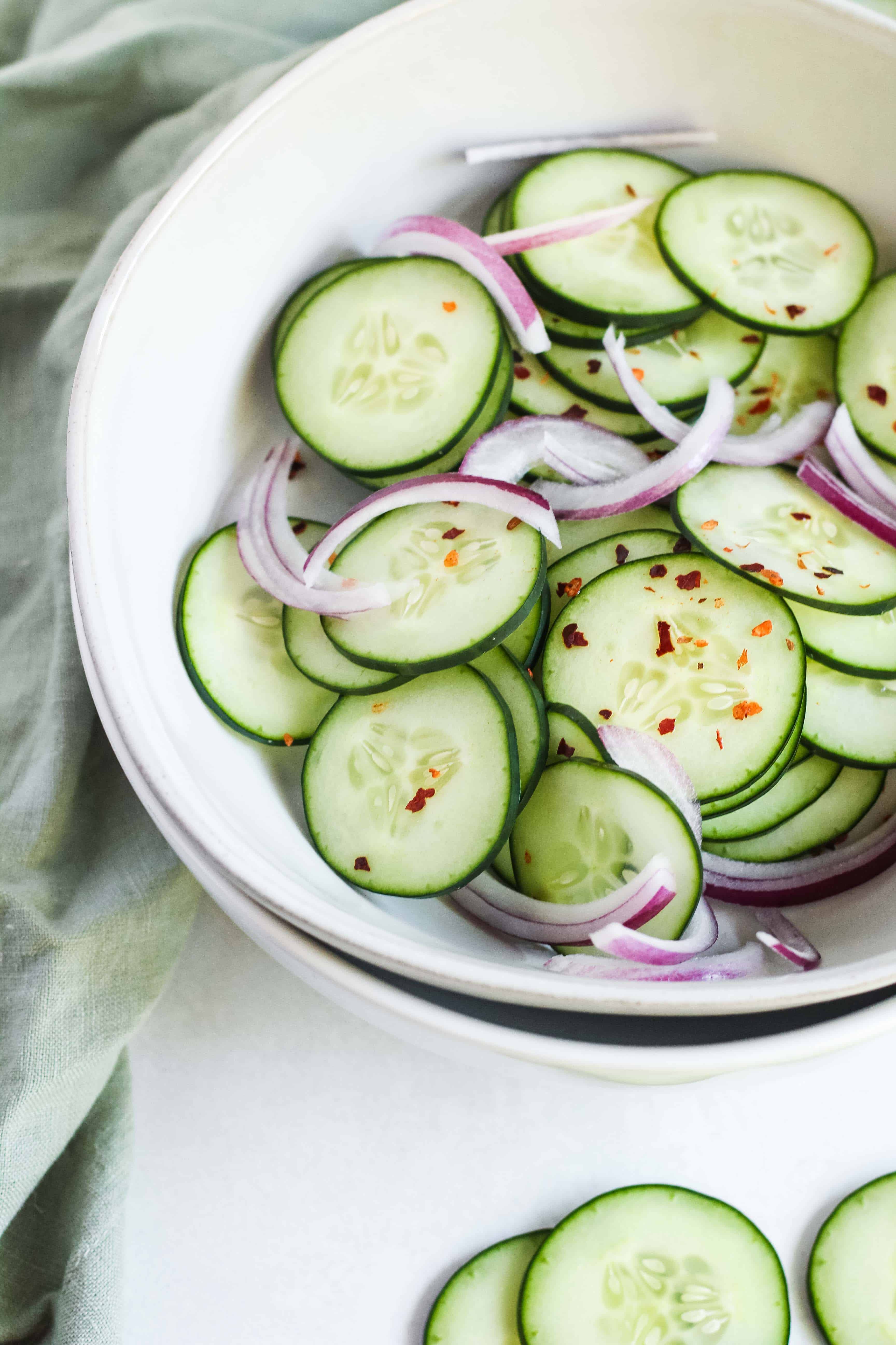 Quick Asian Pickled Cucumbers