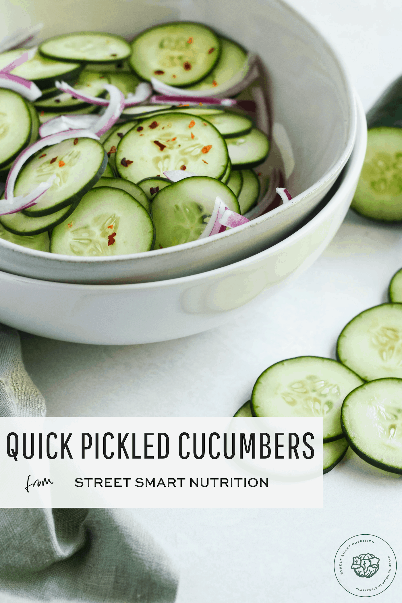 Your Food WANTS to Be Topped With These Quick Pickled Cucumbers