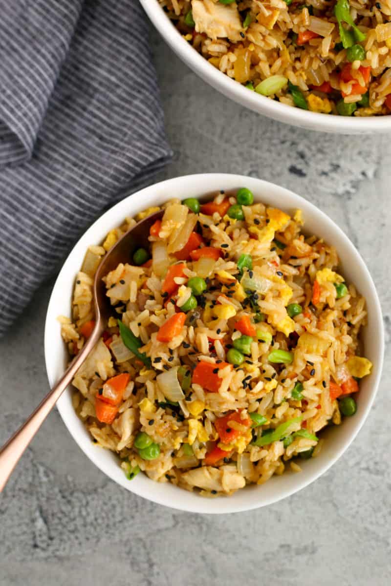 Rotisserie Chicken Fried Rice For An Easy Weeknight Meal