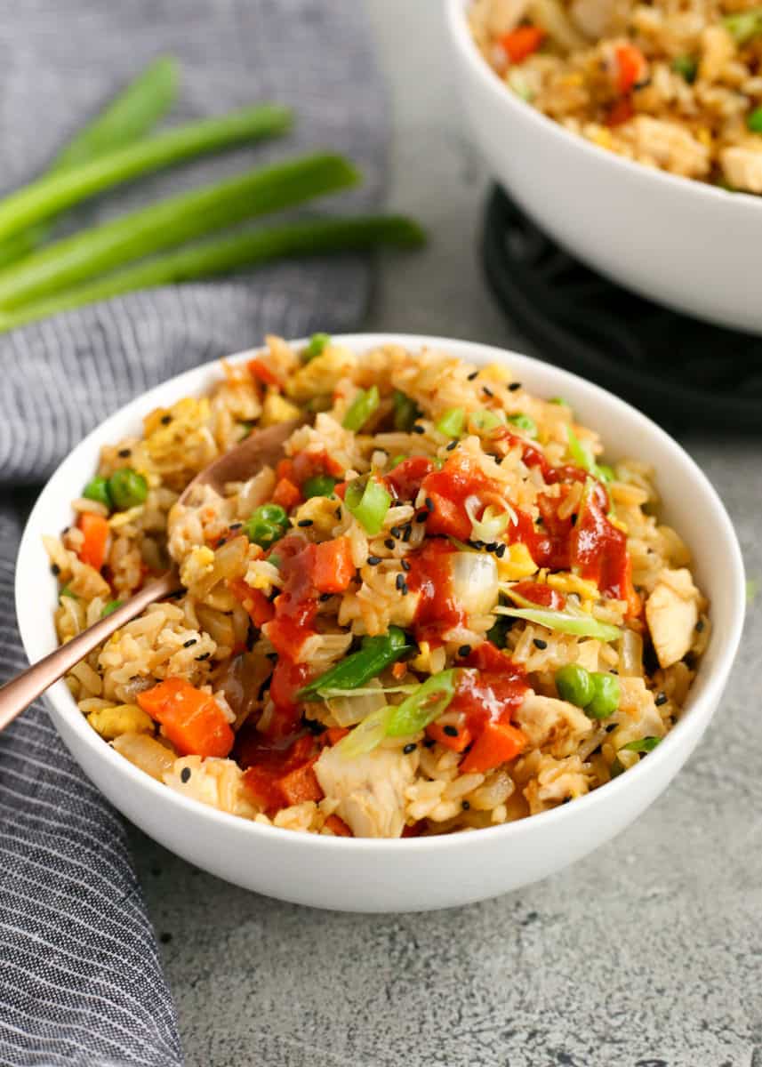 Rotisserie Chicken Fried Rice For An Easy Weeknight Meal