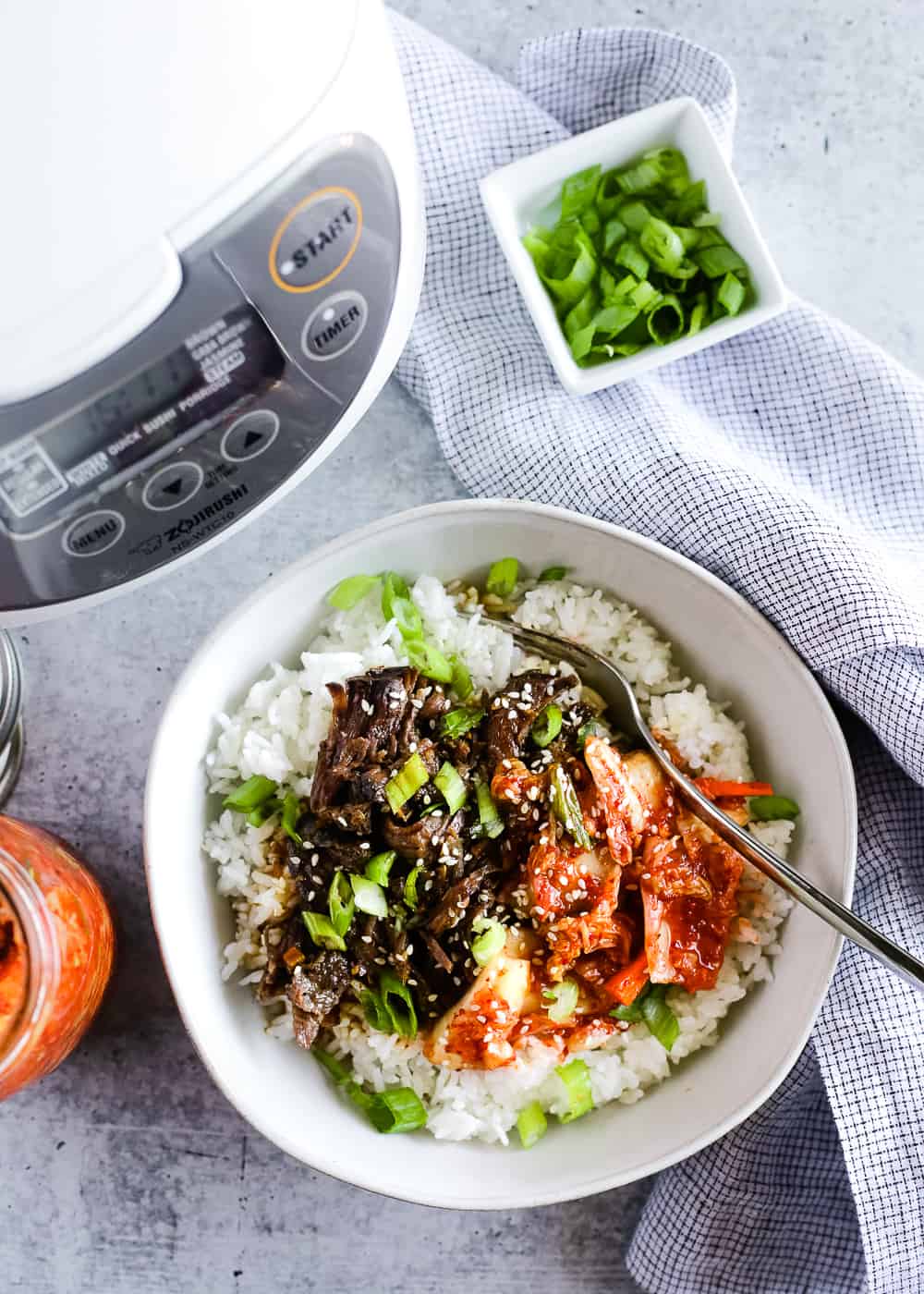 Feature image for Slow Cooker Korean Beef and Rice Bowls