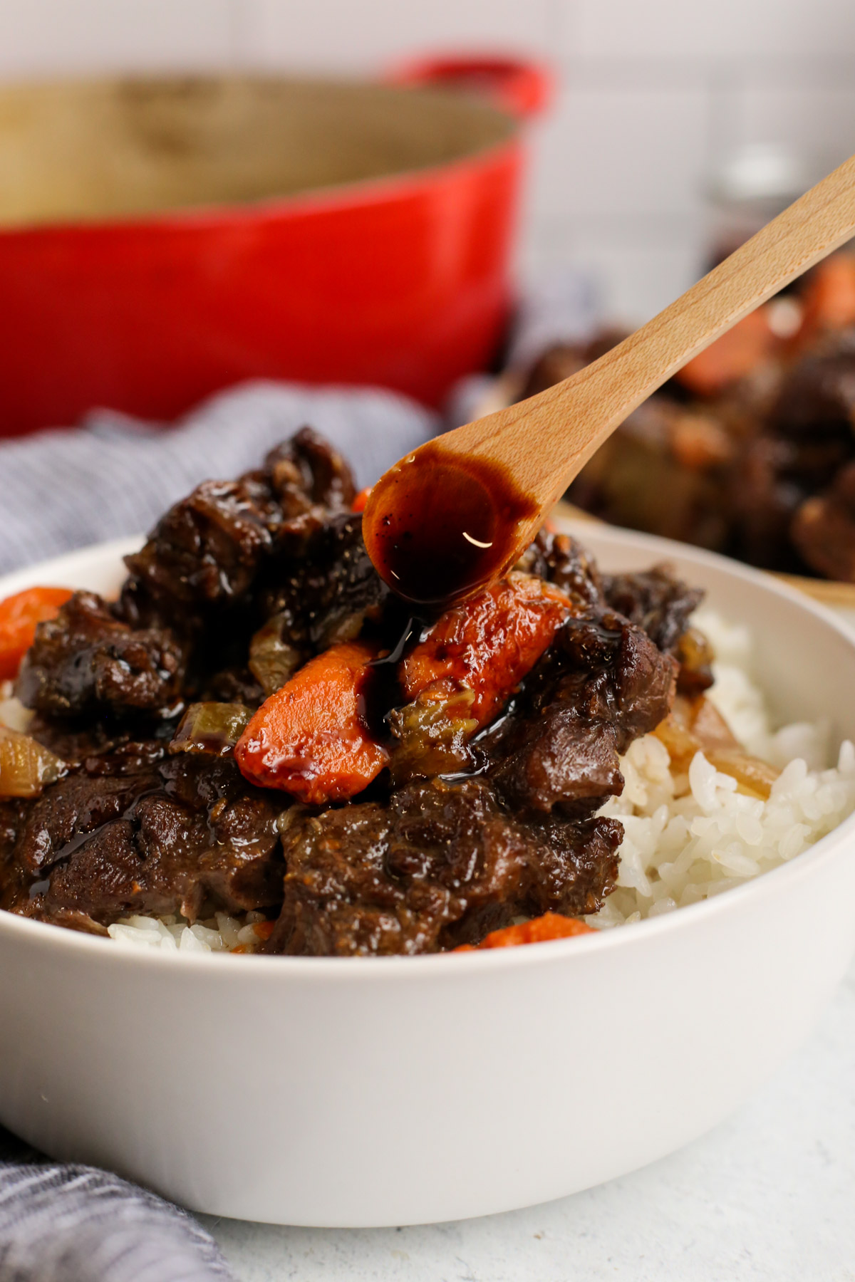 Dutch Oven-Braised Beef and Summer Vegetables Recipe