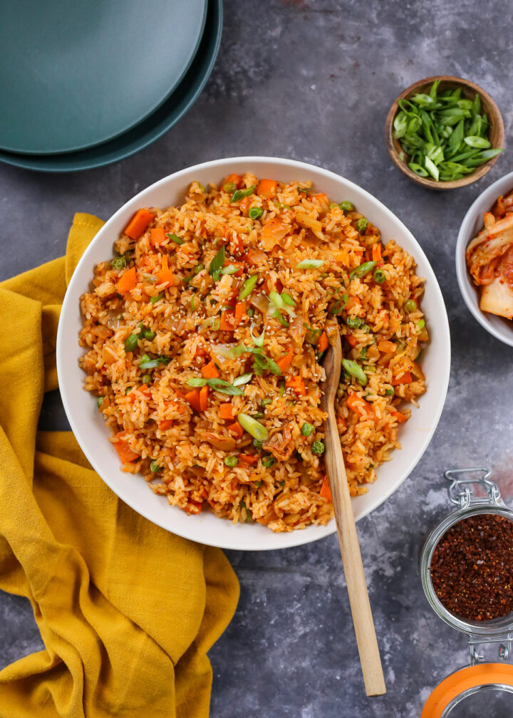 Easy Kimchi Fried Rice Recipe (Under 30 Minutes)