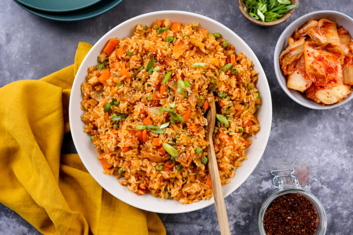 Easy Kimchi Fried Rice Recipe (Under 30 Minutes)